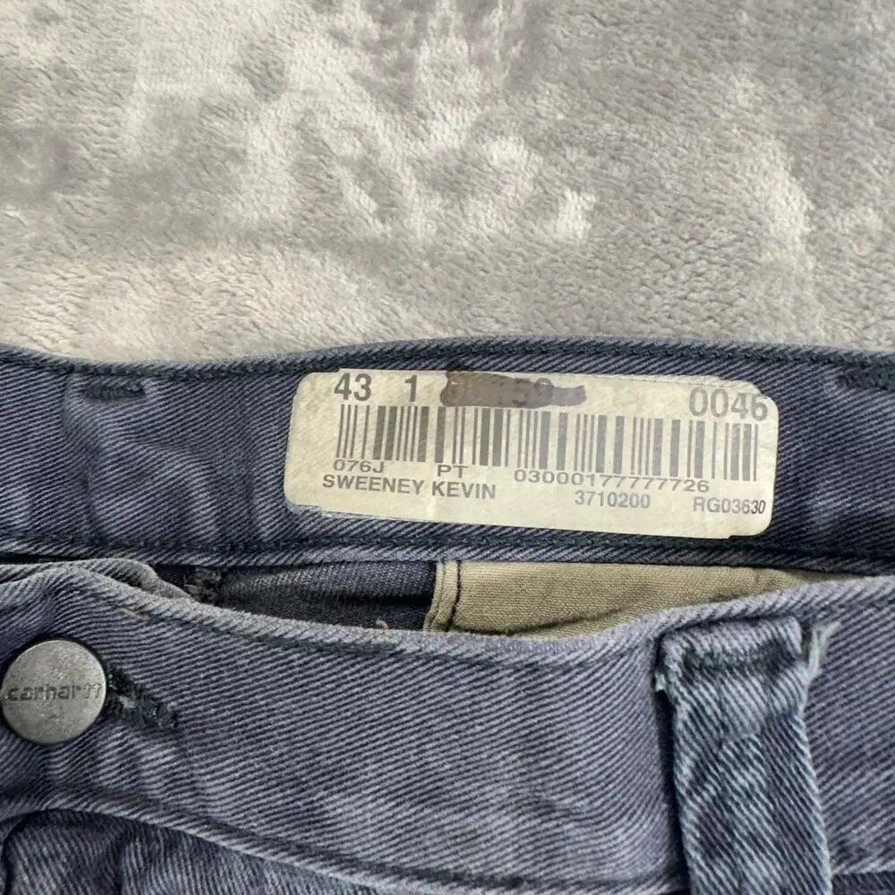 Carhartt FR Men's Straight Pants 36x30 Dark Blue Work Pants Flame‎ Resistant